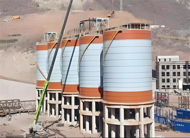 碑林高架钢板仓